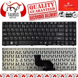 US Acer Aspire 5732G 5732Z 5732ZG 5734Z Keyboard Black Replacement UK Free P&P - Picture 1 of 3