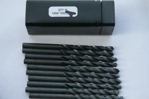Taladros Jobber de 13/64" de diámetro HSS (taladros de 10 apagados)  - Imagen 1 de 4