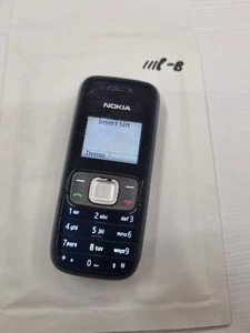 Nokia 1209 RH-105 Blue Unlocked 1.4" Mobile Phone - Afbeelding 1 van 3