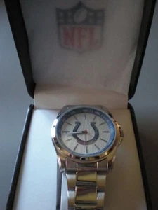 INDIANAPOLIS COLTS Mens WATCH Logo NFL BRAND NEW IN BOX Colts Playoffs LUCK - Picture 1 of 4