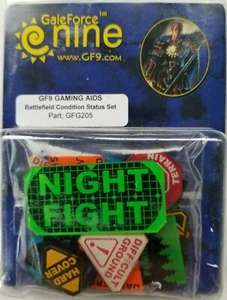 Gale Force Nine Gaming Aids Battlefield Condition Status Set GFG 205 NEW - Picture 1 of 1