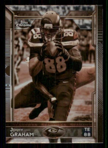 2015 Topps Chrome Mini Sepia Refractors #25 Jimmy Graham - Picture 1 of 2