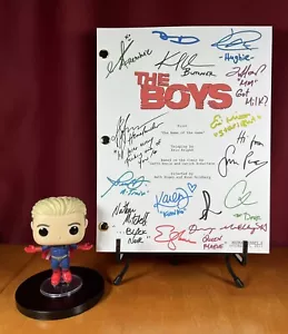 The Boys Pilot Script Signed- Autograph Reprints- The Boys TV Show- Homelander - Picture 1 of 7