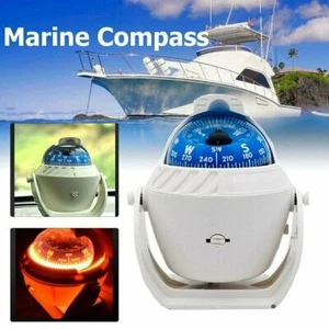 Bussola Marina Luce LED Veicolo Elettronico Auto Navigazione Mare Camion Barca Nave - Foto 1 di 12