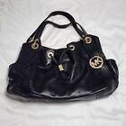 Michael Kors Ludlow Soft Leather Shoulder Handbag Black