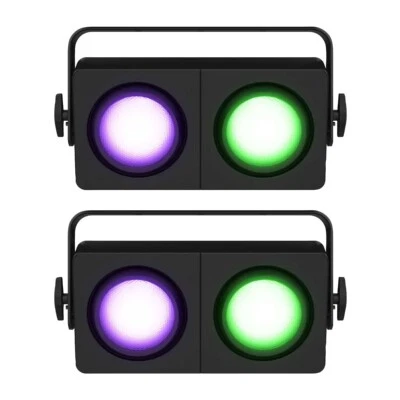 Par de luces efecto estroboscópico ciego Chauvet DJ Shocker P2 doble lente RGBA+WW LED Foto 1 de 4