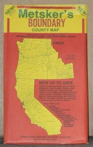 Late 1990's Metsker's Map of Boundary County, Idaho - Picture 1 of 1