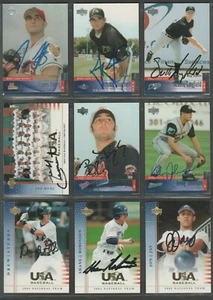 Lot (13) 2005 Upper Deck prospects USA rookie Cards Signed Autographs Jay Stubbs - Picture 1 of 4