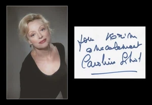 Caroline Silhol / Sihol - Actrice française - Carte dédicacée + Photo - Imagen 1 de 3