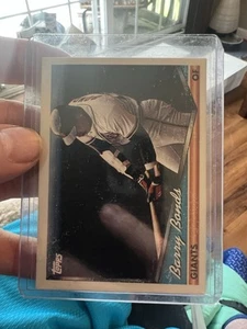 1993 Topps Barry Bonds⚡️VARIACIÓN DE FOTO ULTRA RARA SP BRILLANTE⚡️Giants - Imagen 1 de 1
