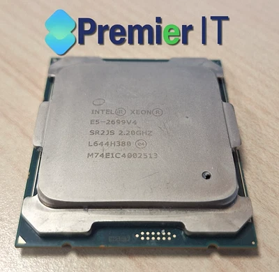 Intel Xeon E5-2699V4 - 3.6GHz 22 Cores 55MB L3 Cache LGA2011 Server CPU - Image 1 of 3