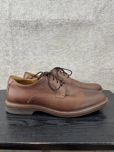 Florsheim Norwalk Plain Toe Oxford Brown Cushion Lace up Mens Size 12 Shoes - Picture 1 of 9