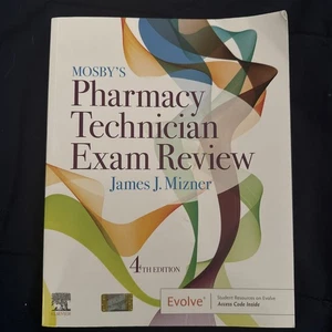 Mosby's Pharmacy Technician Exam Review - 4th Edition by James J Mizner - Picture 1 of 3