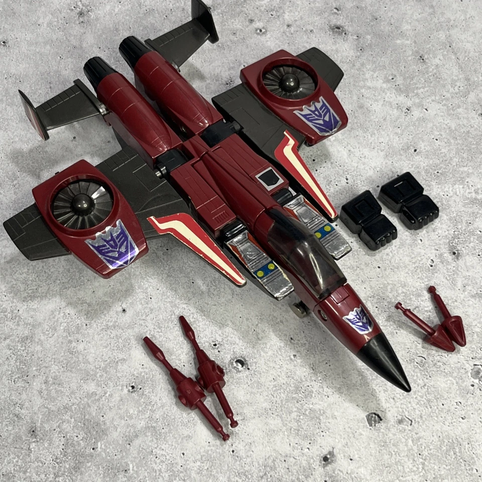 De colección G1 Transformers 1985 Empuje - Completo Hasbro Seekers Decepticon Foto 1 de 4