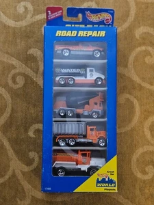 Hot Wheels Paquete de Regalo Juego de 5 Fundiciones a presión NRFB 17460 Reparación de Carreteras - Imagen 1 de 7