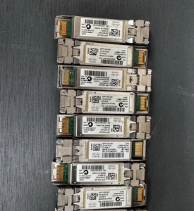 job lot 10 x Cisco 10GBASE-SR SFP+ Module for MMF  Silver SFP-10G-SR  10-2415-03 - Picture 1 of 1