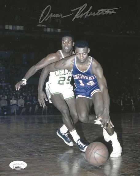 Autographed Oscar Robertson Cincinnati Royals 8x10 Photo w/JSA COA - Image 1 of 1