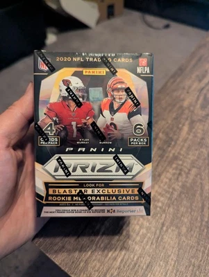 2020 NFL Panini Prizm Football Blaster Box Factory Sealed Burrow Herbert Hurts - Image 1 of 4