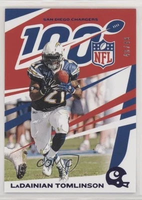 2019 Panini Chronicles NFL 100 Purple /49 LaDainian Tomlinson #50 HOF - Image 1 of 2