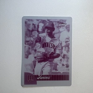 1/1 2007 Upper Deck Magenta Printing Plate Alexi Casilla #336 Minnesota Twins - Picture 1 of 3