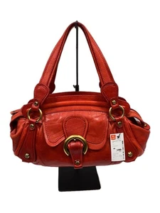FRANCESCO BIASIA Handbag Leather RED Plain - Picture 1 of 8