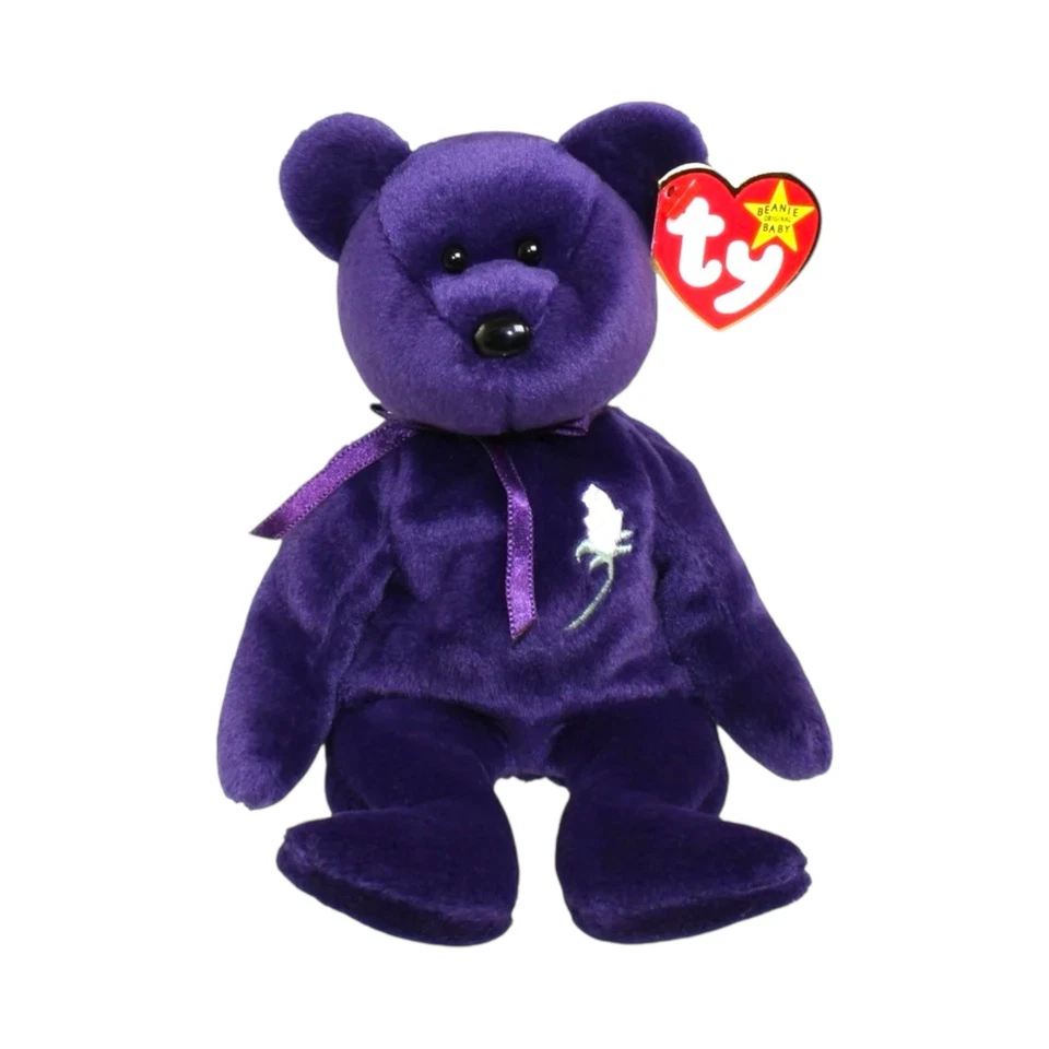 Ty Beanie Babies Princess Diana Bear China P.E. Version MWMT - Image 1 of 1