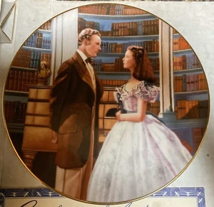 Gone With the Wind A Declaration of Love Collector Plate Bradford Exchange 1991 - Bild 1 von 10