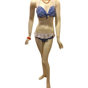 Pistol Panties Debdran Fleming Blue Leopard Size UK10/US8/EUR38/ smallSwimwear - Picture 1 of 9