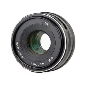 Meike 35mm F1.7 Manual Focus Prime Fixed Lens APS-C for Sony E-Mount A6000 A6100 - Picture 1 of 8