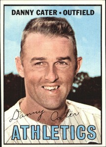 1967 Topps Kansas City Athletics Baseball Card #157 Danny Cater - EX-MT
