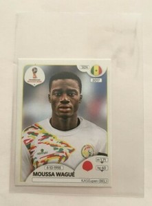 NUMBER 620 IMAGE STICKER VIGNETTES MOUSSA WAGUE SENEGAL SANDWICHES WC RUSSIA 2018