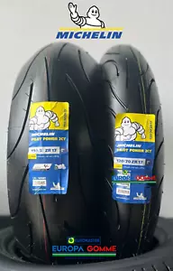 COPPIA 120/70 ZR17 58W+ 190/50 ZR17 73W DOT 2025/24 PILOT POWER 2CT BIMESCOLA - Foto 1 di 6