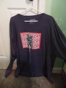 SHIRT-BATTLESTAR Galactica Long Sleeve -3X-VERY GOOD-Take a L@@K - Picture 1 of 5