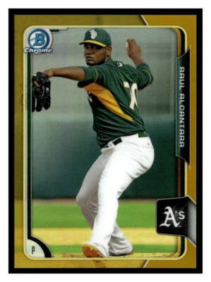 Raul Alcantara 2015 Bowman Refractor /50 BP146  SN50   BowmanProspects Gold - Image 1 of 2