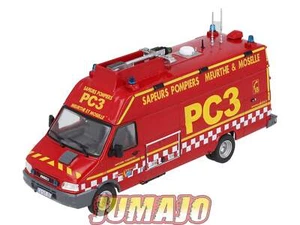 CPL11 Véhicules Légers Sapeurs Pompiers 1/43 Hachette IVECO Daily - Foto 1 di 9