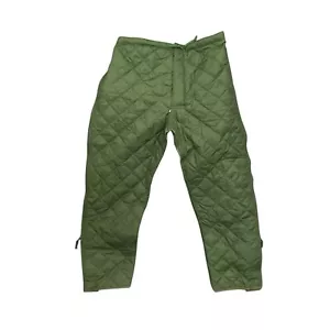 Genuine Vintage British Army Quilted Thermal Trouser Liner Arctic Combat System - Picture 1 of 8