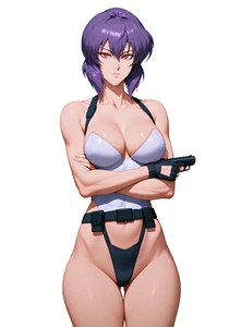 Motoko Kusanagi Ghost in the Shell Weatherproof Anime Sticker 6" Car Decal S20 - Picture 1 of 1