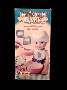 VTG Hasbro 1997 Breakfast Lovin' DOLL Baby Cereal Bowl Spoon COMPLETE NEW IN BOX - Picture 1 of 24