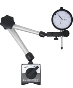 Clockwise Tools DIMR 0105 Dial Indicator and Magnetic Base 176lbs Pull - Picture 1 of 6