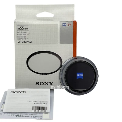 New SONY 55mm MC Protector Multi-Coated Clear Protector Filter VF-55MPAM  Zeiss - Image 1 of 4