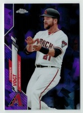 2020 Topps Chrome Sapphire STEPHEN VOGT PURPLE REFRACTOR /10 Diamondbacks #605