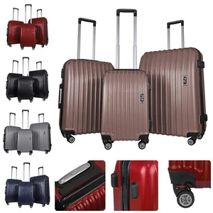 Unisex 20/24/28" Hard Shell Travel Suitcase 4 Spinner Wheels Cabin Luggage 2158 - Picture 1 of 28