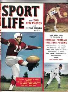 SPORT LIFE Febrero 1950 Clásica Vintage Revista Select Don Newcombe - Imagen 1 de 2