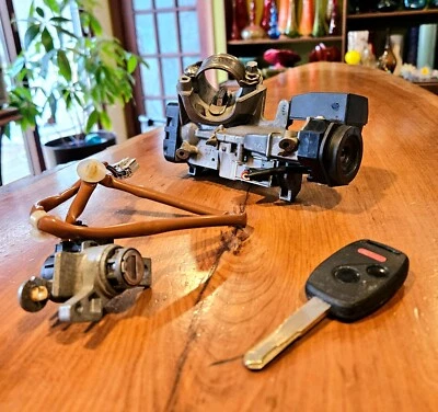 Juego de interruptor de encendido y cerradura de puerta Honda Odyssey 2005-2007 con 1 llave OEM 05-07 Foto 1 de 4