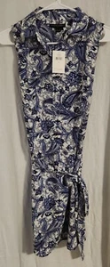 Nuevo con etiquetas Vestido informal para mujer Banana Republic hasta la rodilla talla 0 sin mangas con bolsillos - Imagen 1 de 12