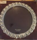 vintage glass cake plate Reichhart Silverplated Tarnish Resistant  000093108