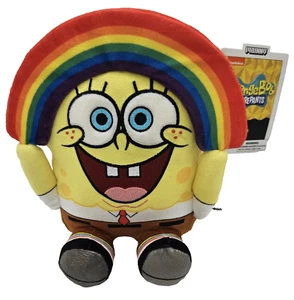 Spongebob Squarepants Rainbow Plush Phunny 6 inch Plush Nickelodeon NEW - Picture 1 of 10
