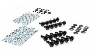 M6x20mm Bolt Set Motorcycle Car Scooter Fairing Bolts Clips U Washers - Picture 1 of 5