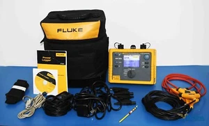 Fluke 1735 3 Phase Power Logger Analyst PQA 3000A Flexi CTs Calibrated - Imagen 1 de 8
