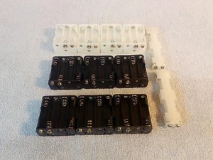 Assortment Pack of AA battery Holders. 12 in total. - Picture 1 of 1